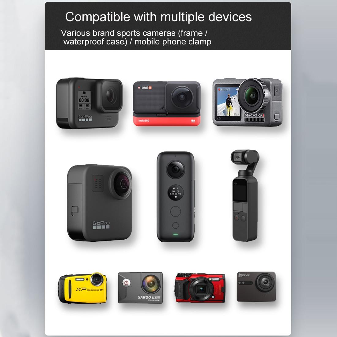 Universal Motorcycle Rearview Mirror Mount for Action Cameras - 25mm Ball Head Tristar Online