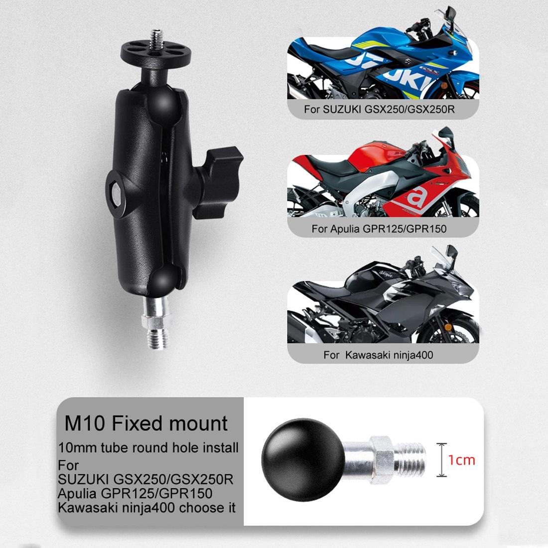 Universal Motorcycle Rearview Mirror Mount for Action Cameras - 25mm Ball Head Tristar Online
