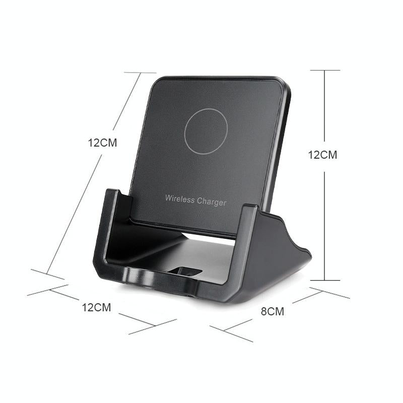 10W Vertical Wireless Charger For Mobile Phones Black Tristar Online