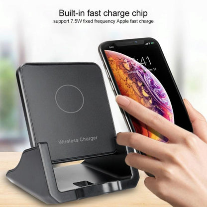 10W Vertical Wireless Charger For Mobile Phones Black Tristar Online