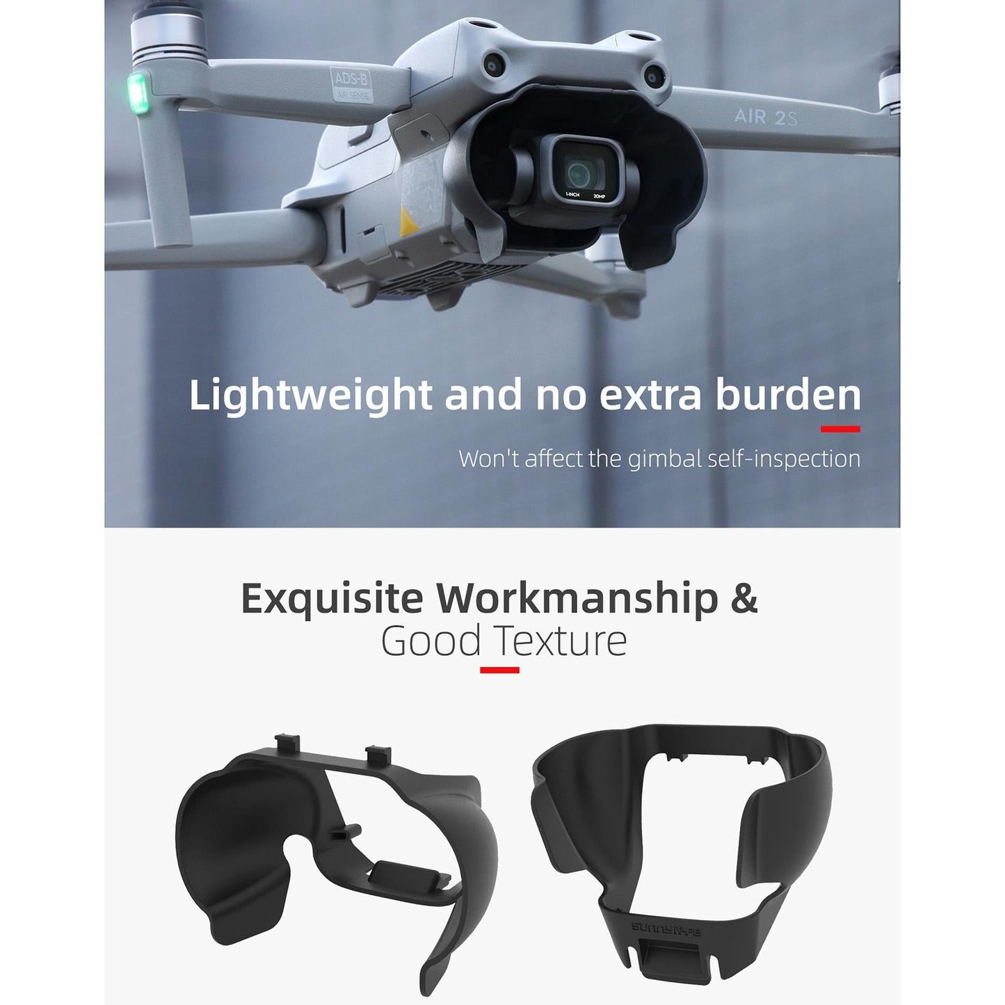 Anti-glare Camera Lens Hood for Dji Air 2s / Mavic Air 2 Tristar Online