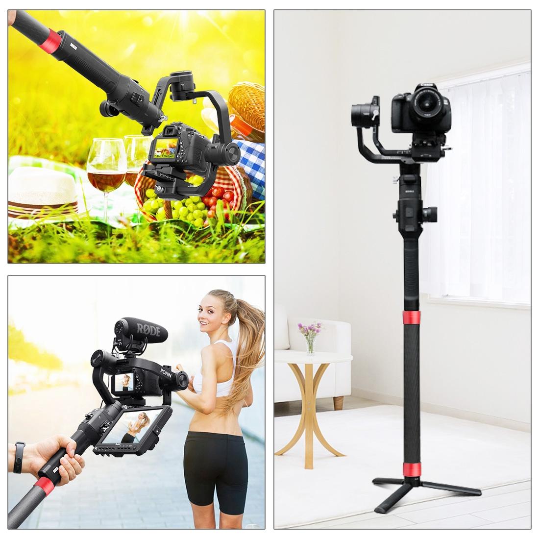 35cm Carbon Fiber Monopod Extension for Gimbal - Black Tristar Online
