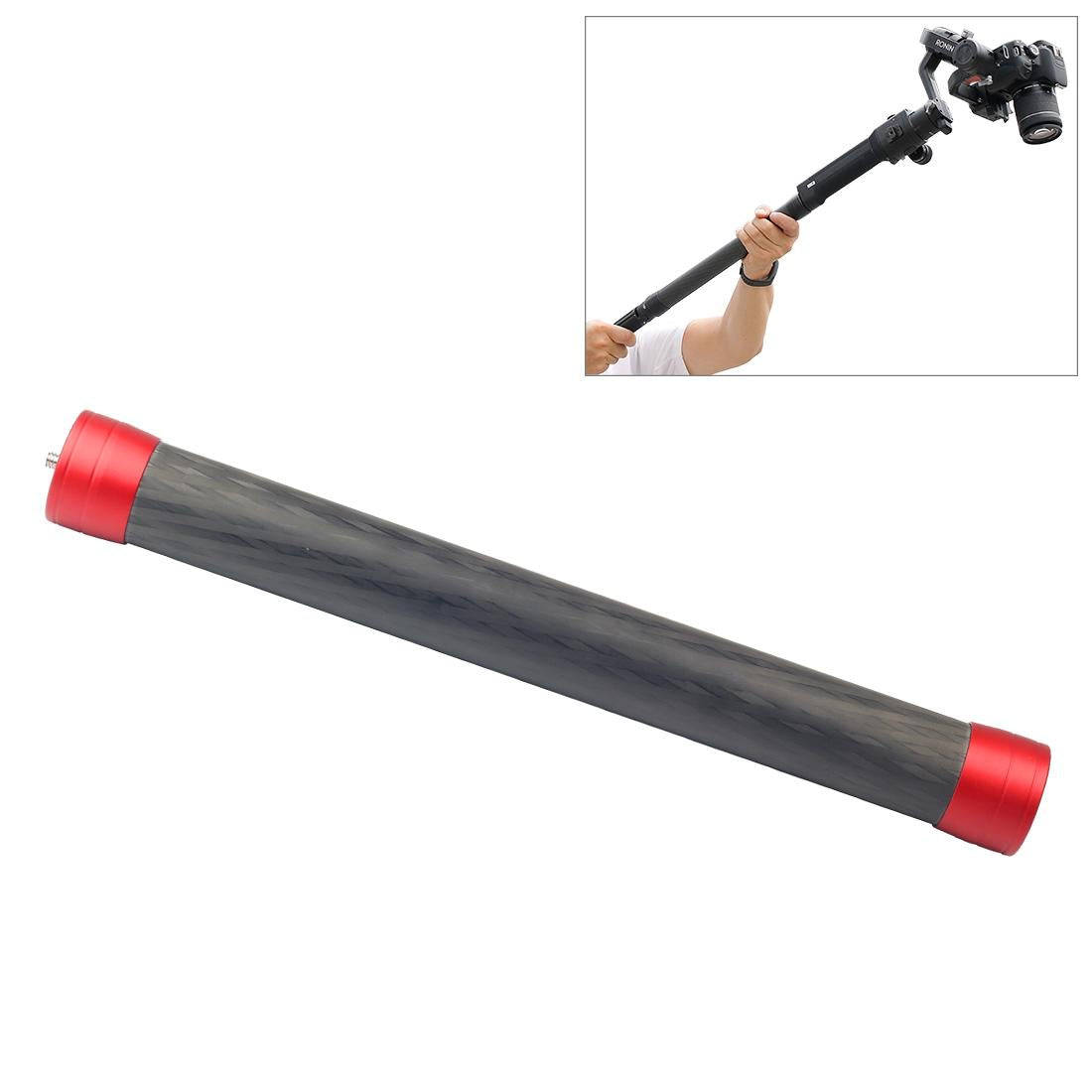 35cm Carbon Fiber Monopod Extension for Gimbal - Black Tristar Online