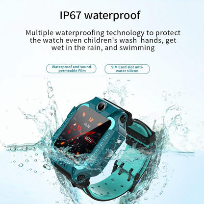 1.44 Inch 360-Degree Rotating Positioning Camera Smart Waterproof Children Calling Watch - Blue Tristar Online