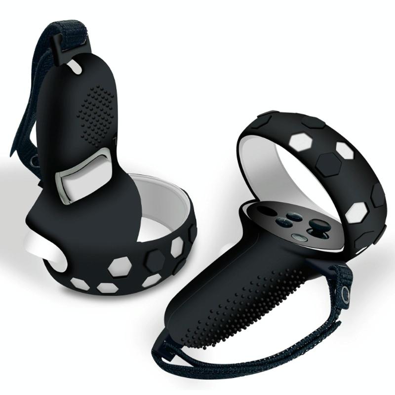 Complete Silicone Controller Cover Set for Meta Quest - 6 Pieces - Black Tristar Online