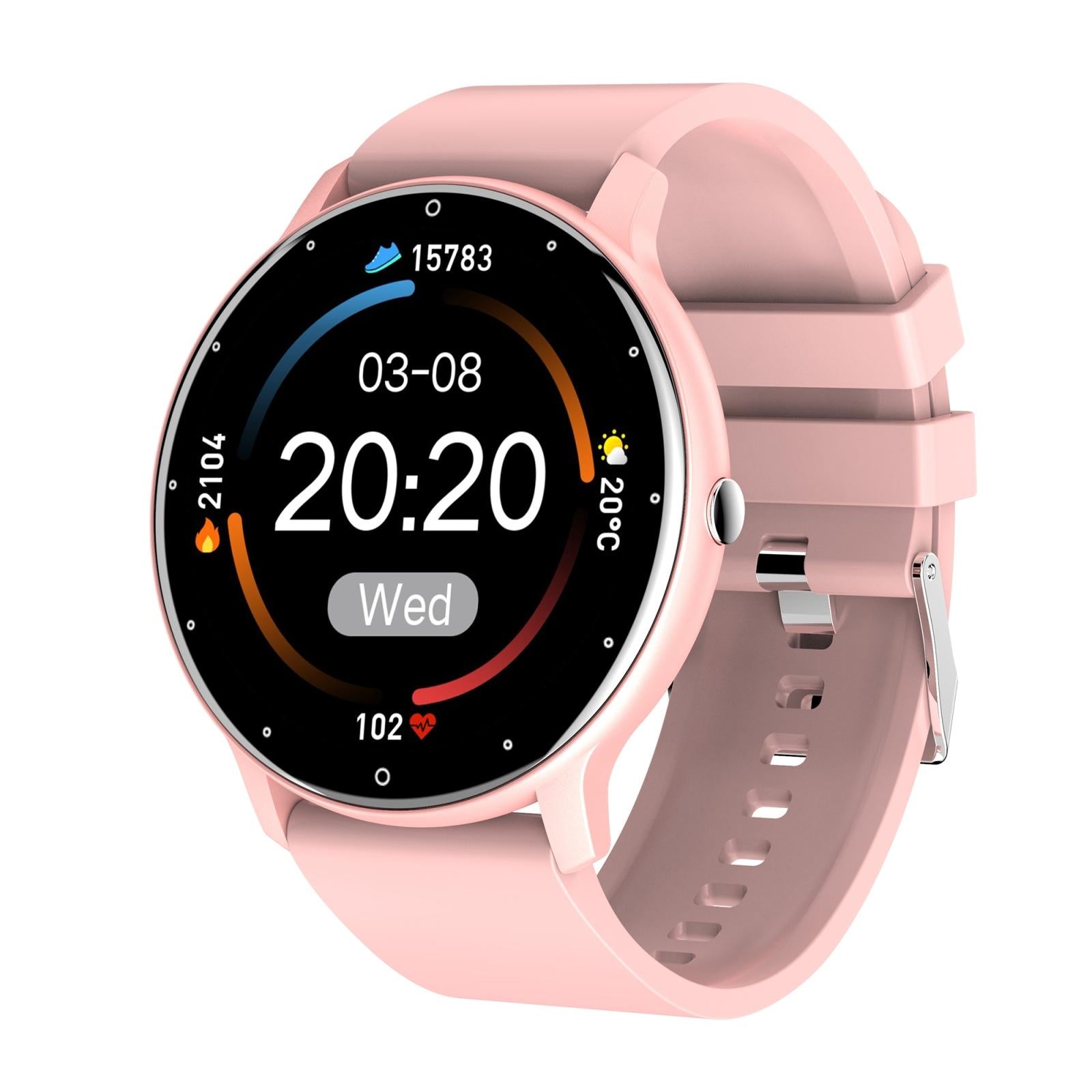 Smart Watch With Heart / Bp / Oxygen / Sleep Monitoring - Ip67 Waterproof - Pink Tristar Online