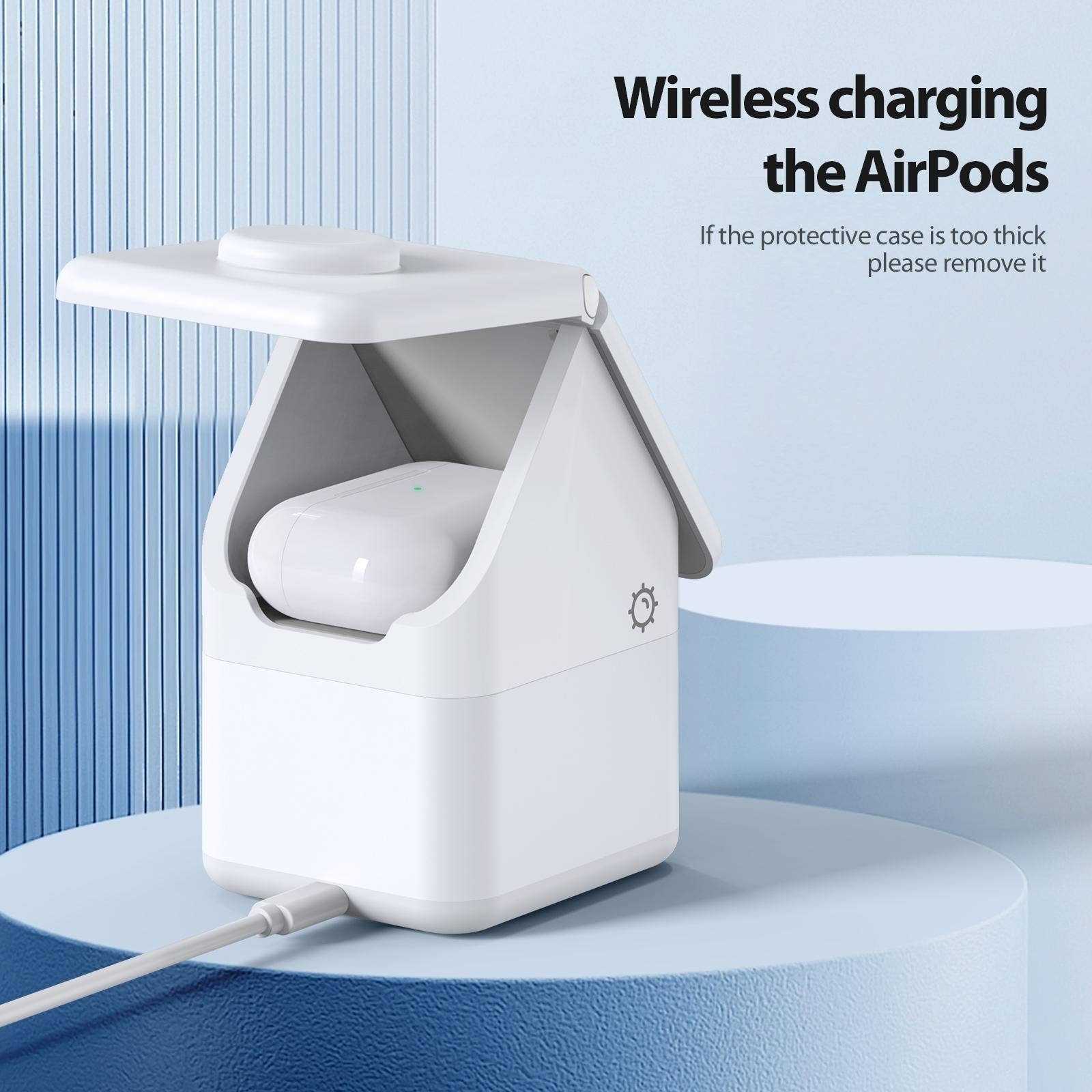 4 In 1 15W Magnetic Wireless Charger White Tristar Online