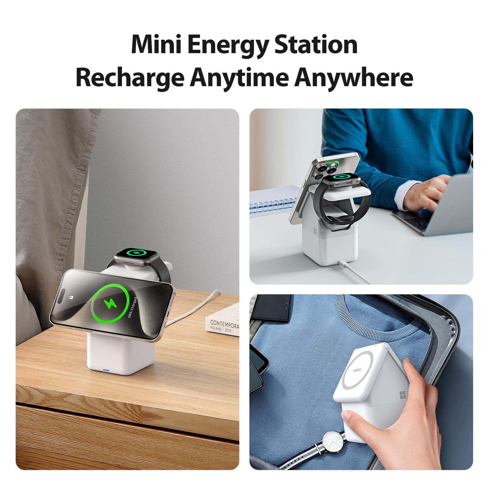 4 In 1 15W Magnetic Wireless Charger White Tristar Online