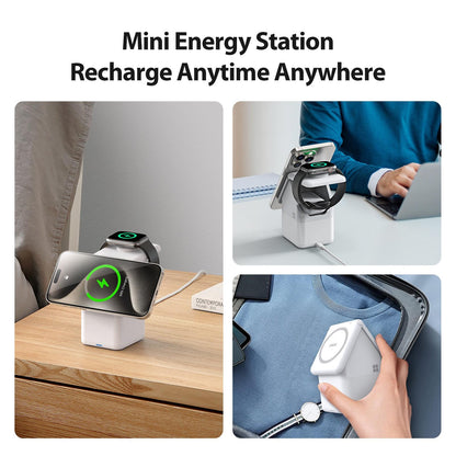 4 In 1 15W Magnetic Wireless Charger White Tristar Online