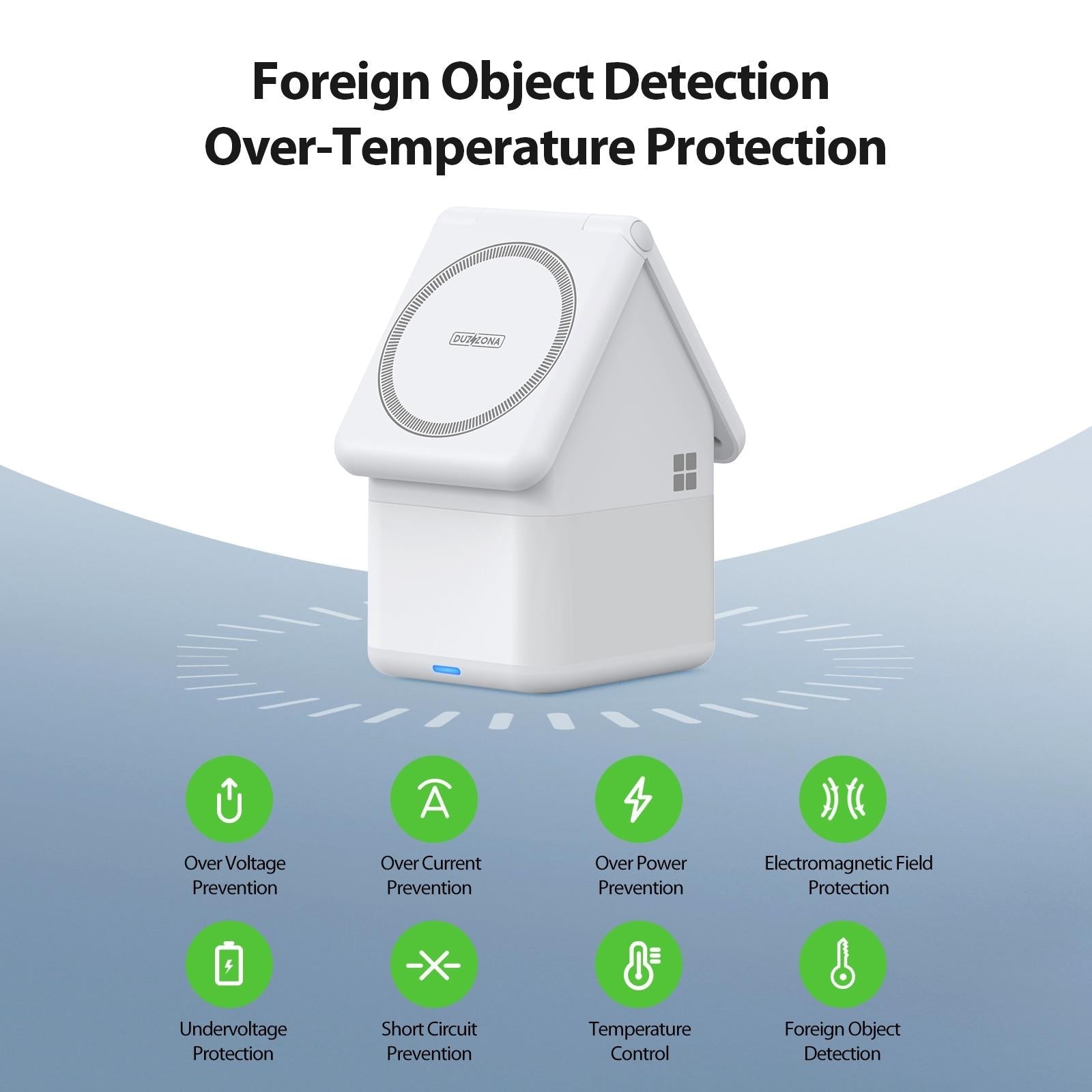 4 In 1 15W Magnetic Wireless Charger White Tristar Online