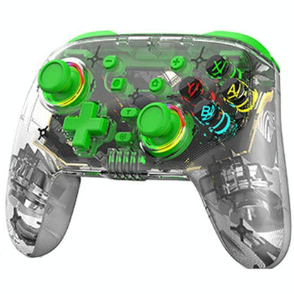 Wireless Dual Vibration Gamepad for Ps3 / Ps4 with Rgb Lights - Green Tristar Online