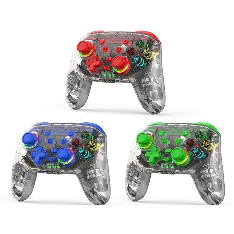 Wireless Dual Vibration Gamepad for Ps3 / Ps4 with Rgb Lights - Green Tristar Online