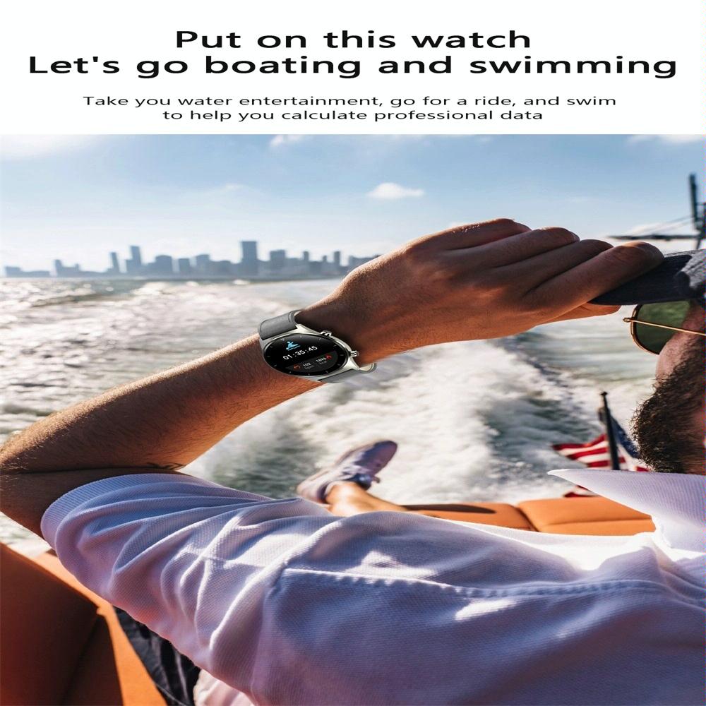 Waterproof Smart Watch With Heart / Bp / Oxygen / Sleep Monitoring - Ip68 - Gold Tristar Online