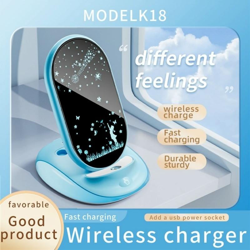 15W Universal Desktop Wireless Charger - Purple Tristar Online
