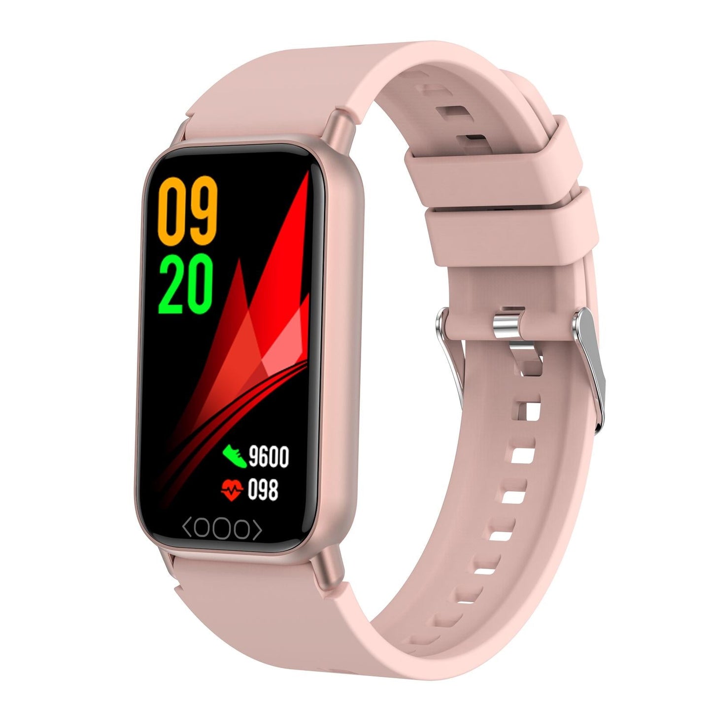 Smart Health Monitoring Watch With Colour Screen - Pink Tristar Online