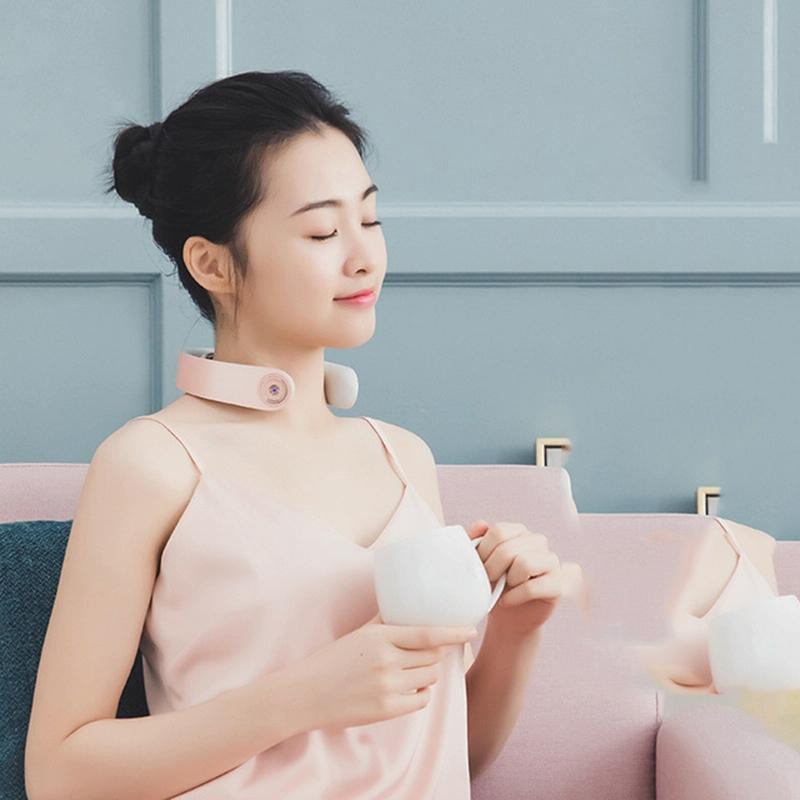 Intelligent Shoulder & Neck Massager Pgg Cervical Spine Physiotherapy With Heat & Multi-Function Design - Blue Tristar Online