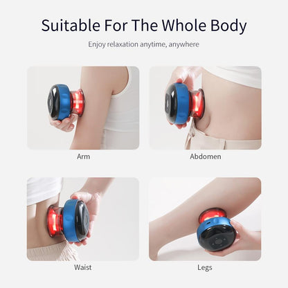 Electric Cupping Massager Compact & Effective - Red Wine Tristar Online