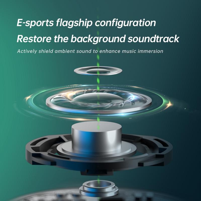 Wireless Bluetooth Game Earphones with Noise Reduction - H2s Pro - White Tristar Online