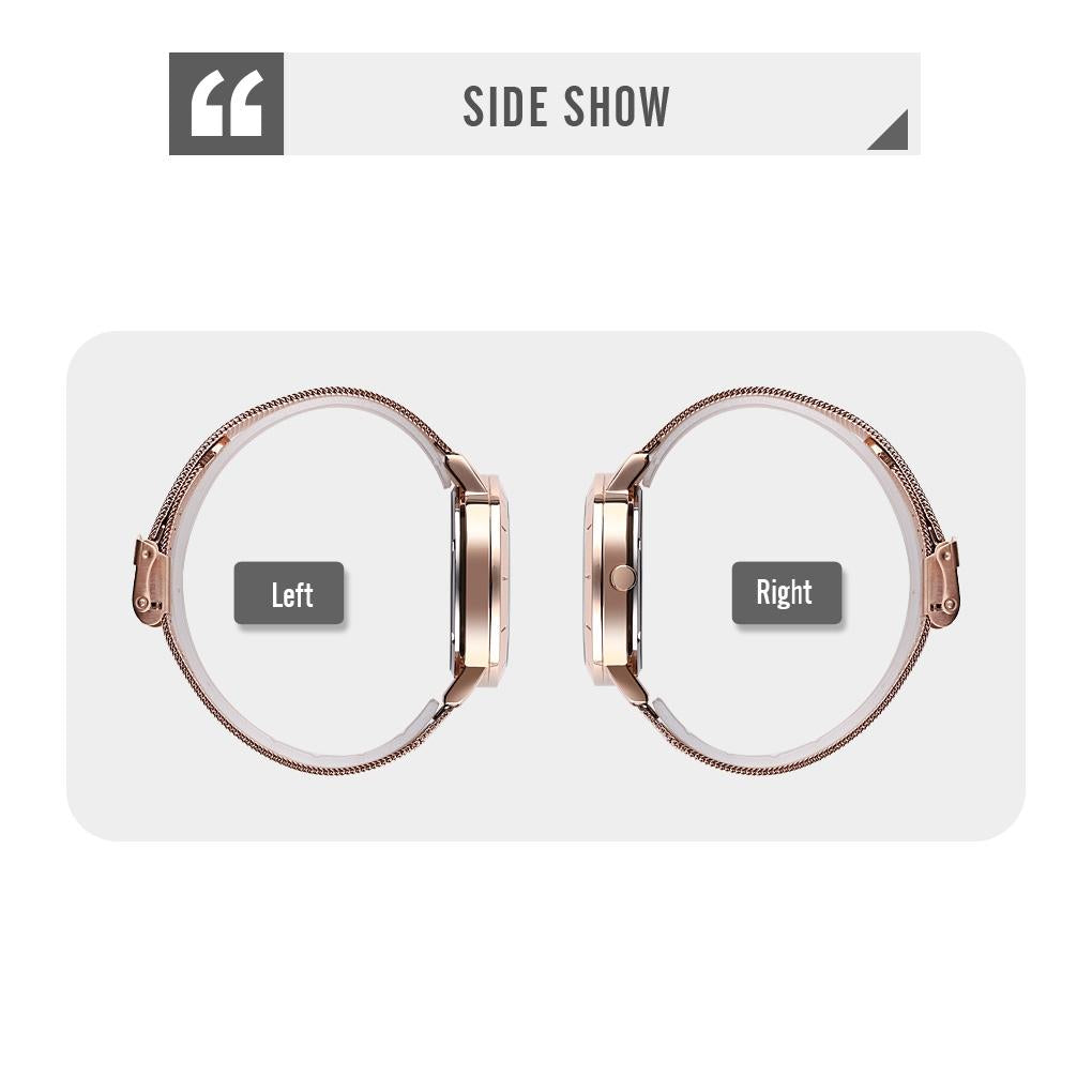 Stylish Skeleton Dial Waterproof Men Watch with Mesh Strap - Black Tristar Online