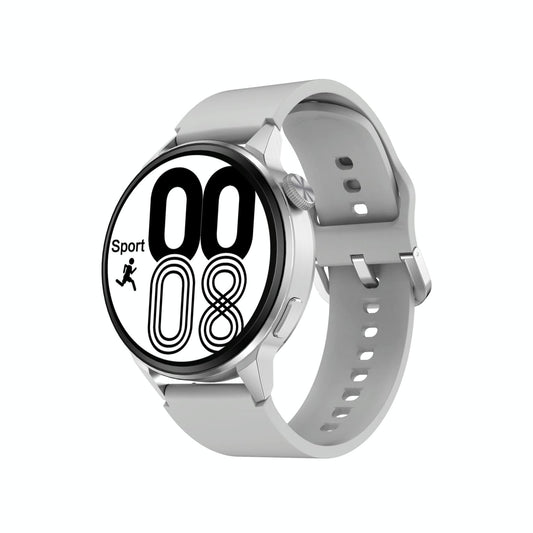 Silicone Band Smart Watch With Colour Screen - Silver Tristar Online