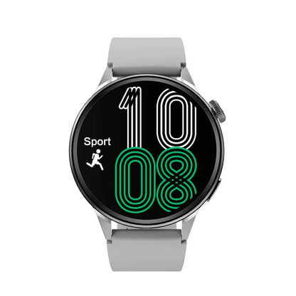 Silicone Band Smart Watch With Colour Screen - Silver Tristar Online