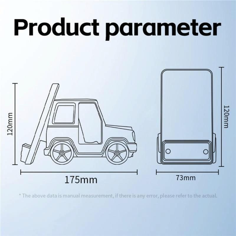 6 In 1 Car Shape Speaker With Clock & Wireless Charger - White Tristar Online