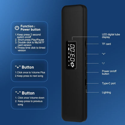 Bone Conduction Sleep Speaker Bluetooth 5.3 Fits All Devices - Black Tristar Online