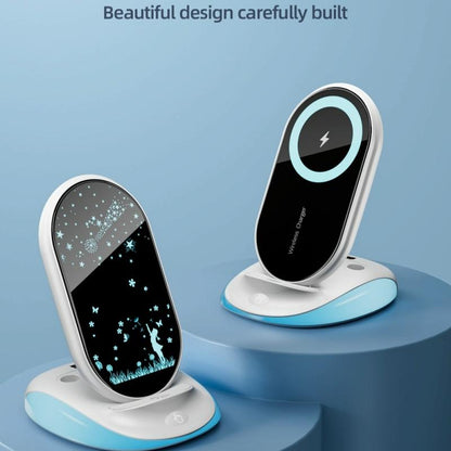 15W Universal Desktop Wireless Charger - White Tristar Online