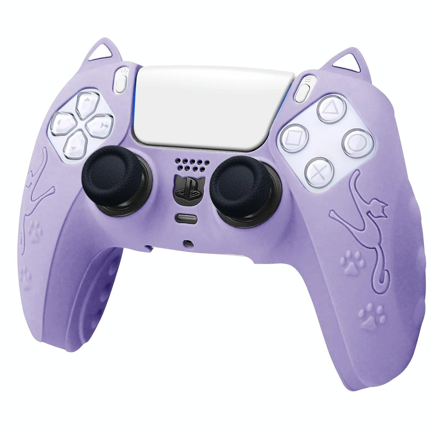 Silicone Cat Ear Gamepad Cover for Sony Ps5 - Purple Tristar Online