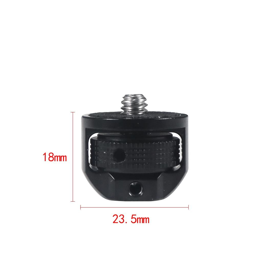 Universal 1 / 4 Inch Camera Adapter for Dji Pocket 2 / Insta360 one X2 - Black + Titanium Tristar Online