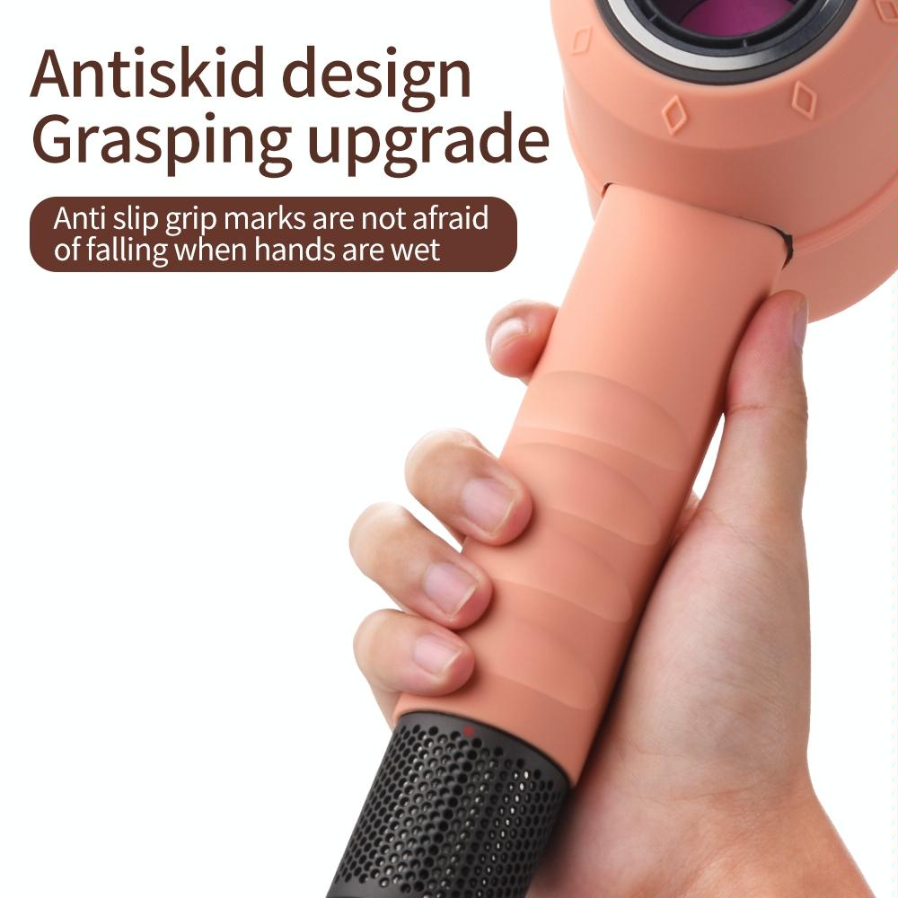 Shockproof Silicone Case For Dyson Hair Dryer - Coral Orange Tristar Online