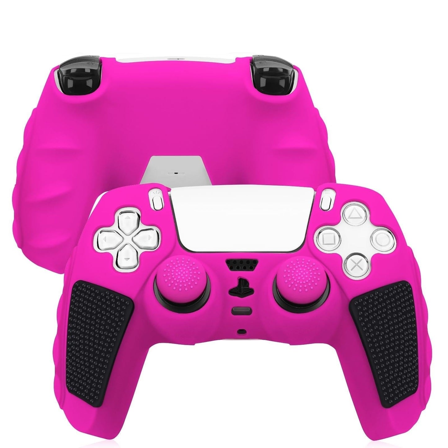 Silicone Gamepad Cover for Sony Ps5 - no Rocker Caps - Purple Black Tristar Online