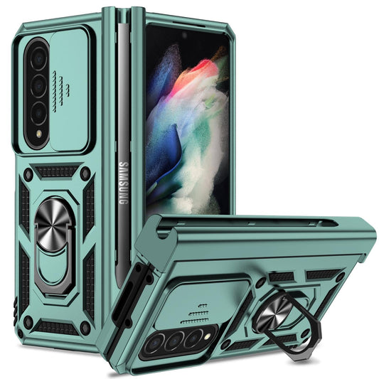 For Samsung Galaxy Z Fold4 5G Secure Sliding Case - Dark Green Tristar Online