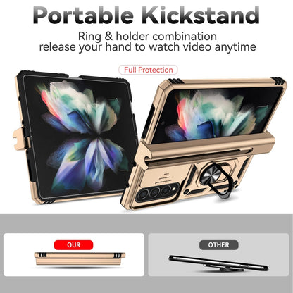 For Samsung Galaxy Z Fold4 5G Secure Sliding Case - Dark Green Tristar Online