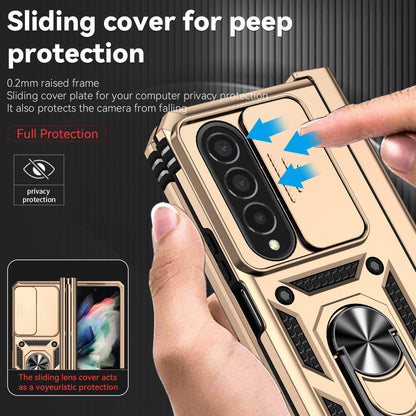 For Samsung Galaxy Z Fold4 5G Secure Sliding Case - Dark Green Tristar Online