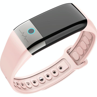 Smart Watch With Heart & Oxygen Monitoring Colour Screen Ip67 - Pink Tristar Online