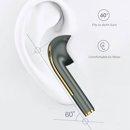 Wireless Binaural Bluetooth Earphones with Charging Box - J18 - Green Tristar Online