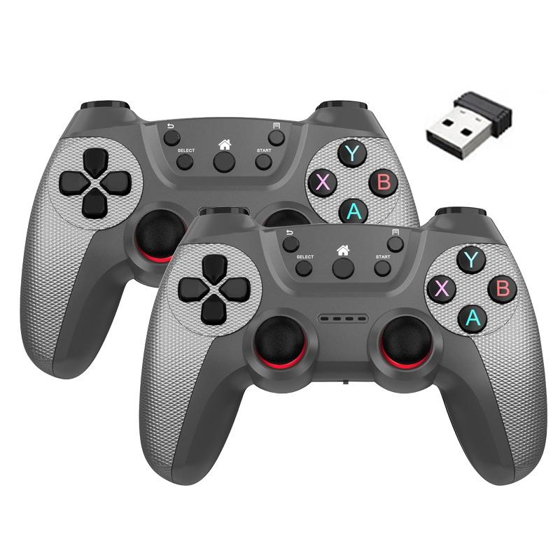 2.4g Wireless Controller for Pc Linux Android Tvbox - Supports Dual Connection - Battle Gray Tristar Online