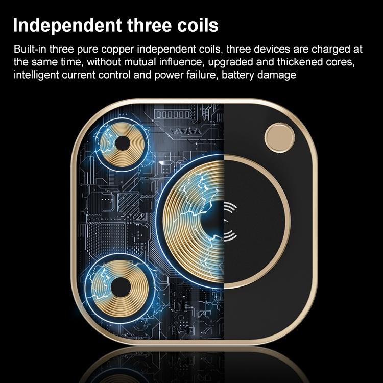 15W 3 In 1 Wireless Charger & Table Lamp - Green Tristar Online