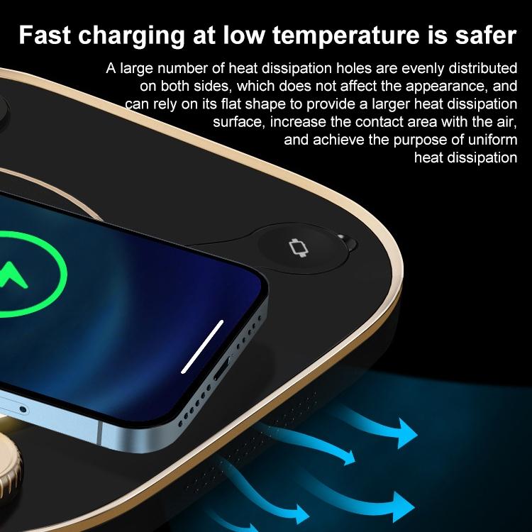 15W 3 In 1 Wireless Charger & Table Lamp - Green Tristar Online