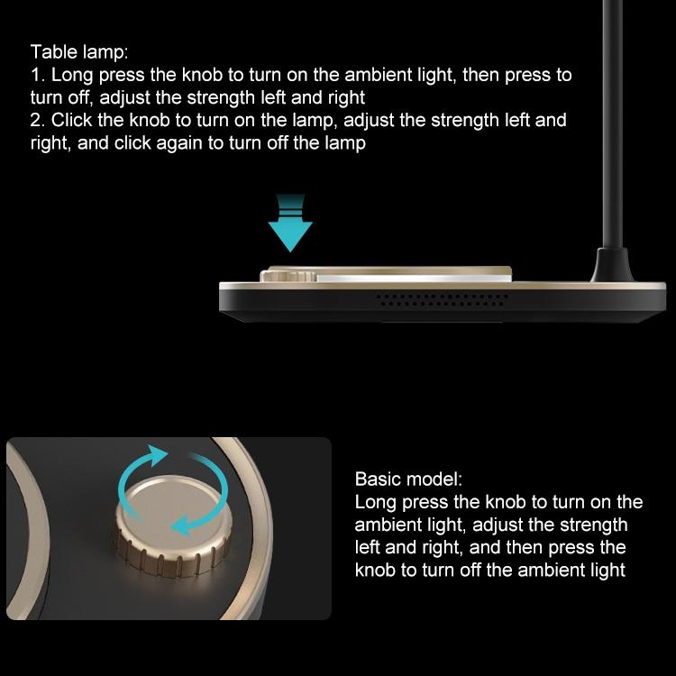 15W 3 In 1 Wireless Charger & Table Lamp - Green Tristar Online