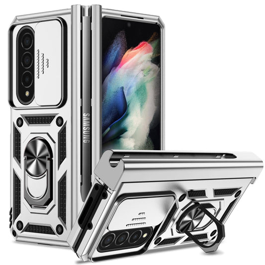 For Samsung Galaxy Z Fold4 5G Secure Sliding Case - Silver Tristar Online