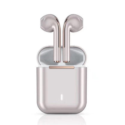 Wireless Binaural Bluetooth Earphones with Charging Box - J18 - Rose Gold Tristar Online