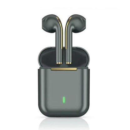 Wireless Binaural Bluetooth Earphones with Charging Box - J18 - Rose Gold Tristar Online