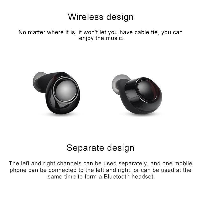 Wireless Tws Bluetooth V5.0 Earphones with Drawer Type S2 Design - Grey Tristar Online