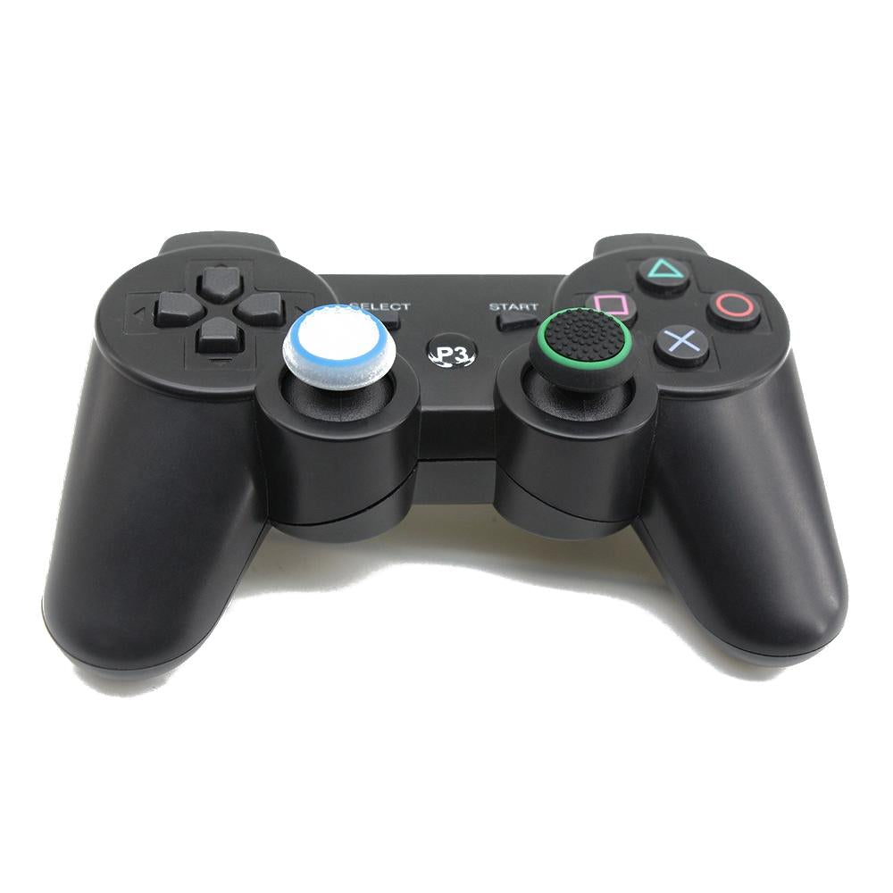 10-piece Luminous Gamepad Button Caps for Ps5 / Ps4 / Ps3 / Xbox one / 360 / Pro / Series x / s - Black White Circle Tristar Online