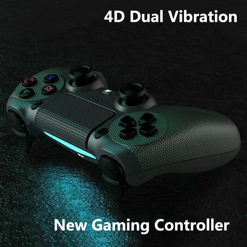 Wireless Bluetooth Gamepad Controller for Ps4 - Battle Gray with Light Bar - Elegant Silver Tristar Online