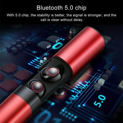 Wireless Tws Bluetooth V5.0 Earphones with Drawer Type S2 Design - Gold Tristar Online