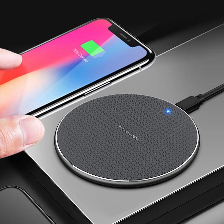 15W Round Desktop Wireless Charger + Type C Cable Tristar Online