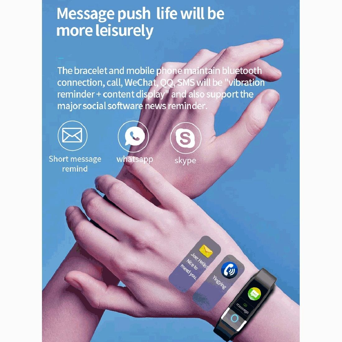 Smart Watch With Heart & Oxygen Monitoring Colour Screen Ip67 - Blue Tristar Online